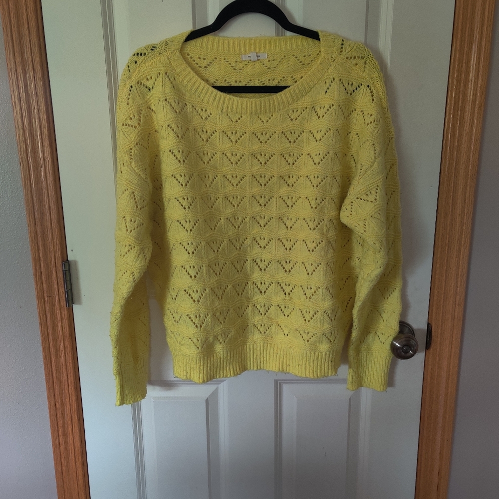 Yellow Knit Sweater